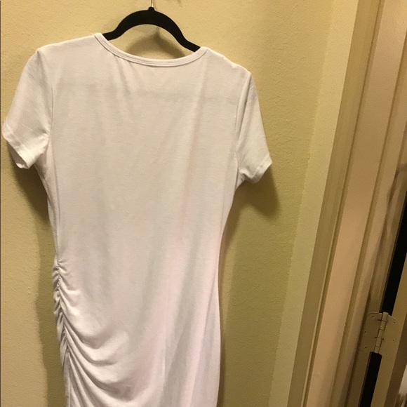 White T-shirt Dress - Picture 2 of 2